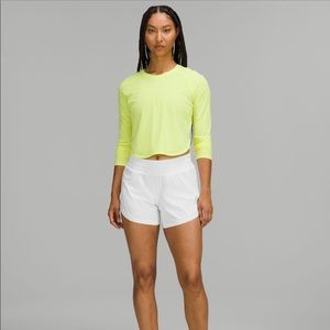 Lululemon Athletica White Athletic Shorts